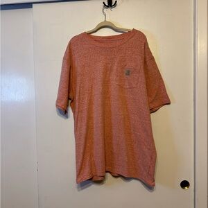 Carhartt Men's Heathered Red Short Sleeve Tee